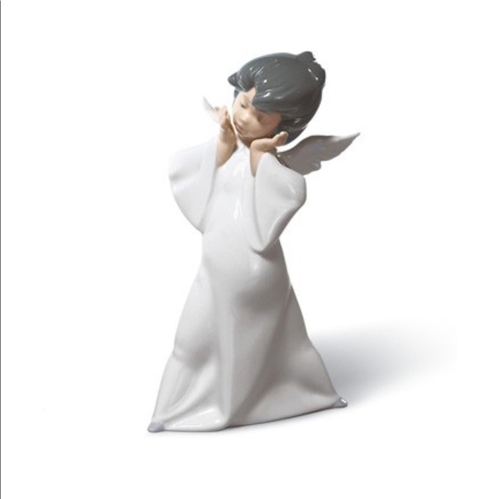 Lladro - Mime Angel with base